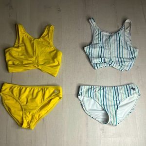 Two Abercrombie Kids Swimsuits